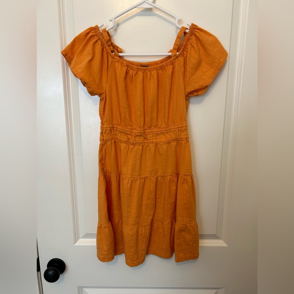 Old Navy Other - Girls Old Navy Off-The-Shoulder Tiered Swing Dress